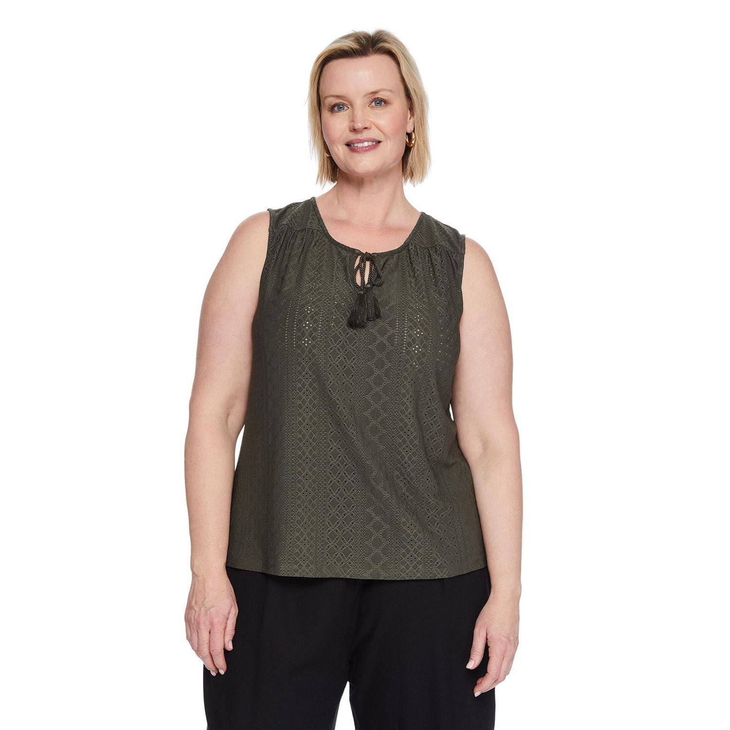 Iyla Women's Plus Tassel Tank