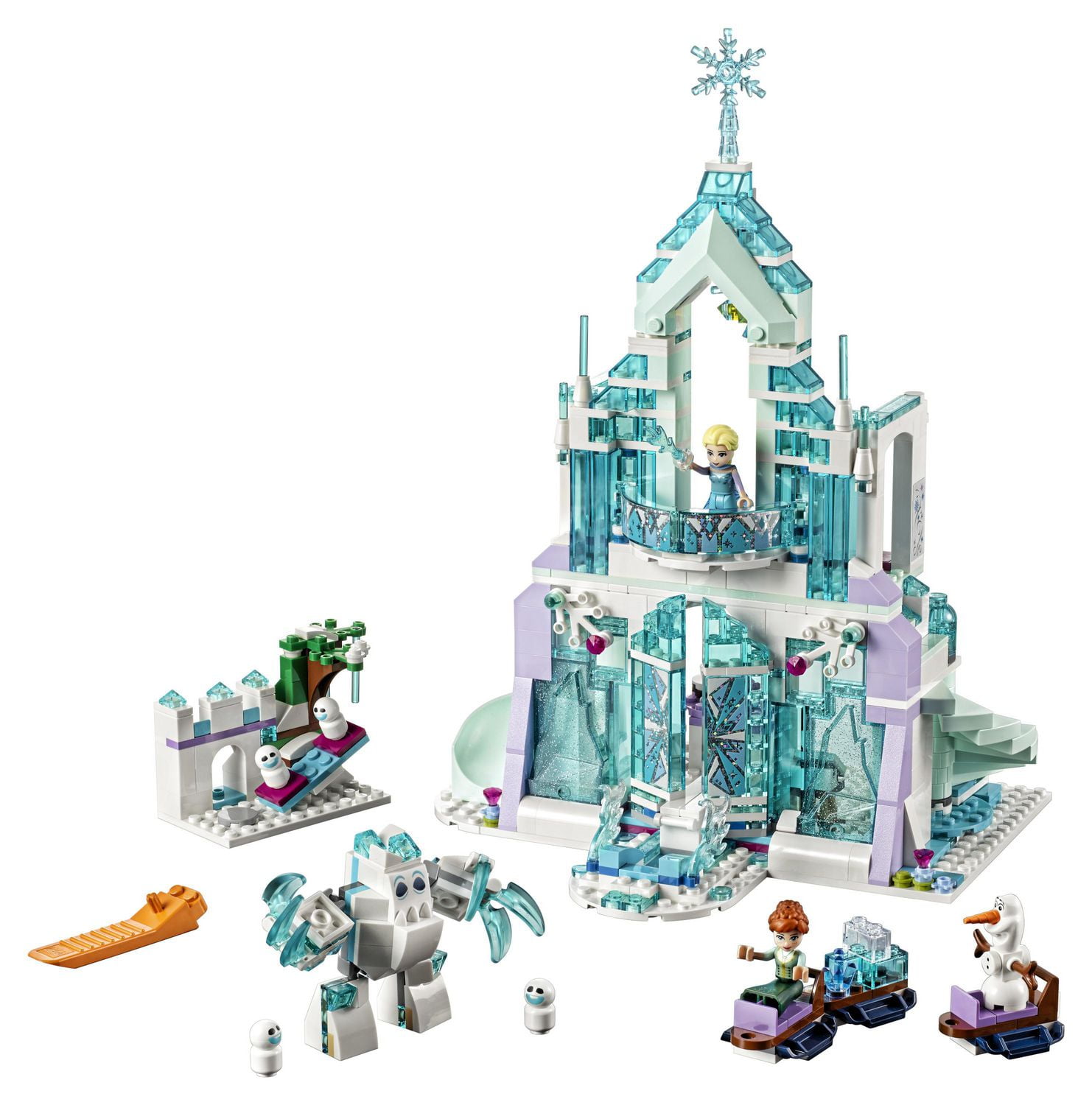 LEGO Disney Frozen Elsa s Magical Ice Palace 43172 Building Kit 701 Piece Walmart