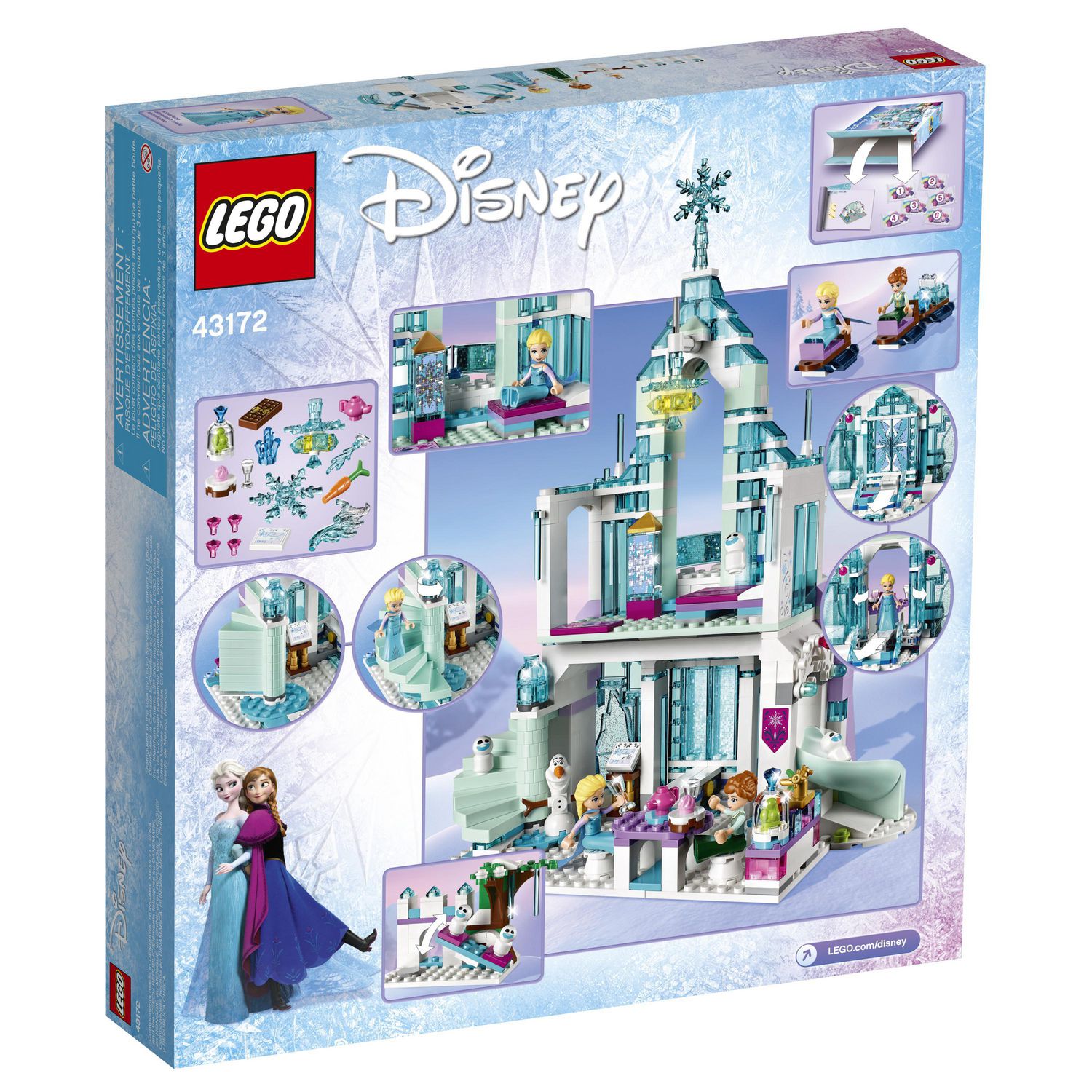 LEGO Disney Frozen Elsa's Magical Ice Palace 43172 Building Kit