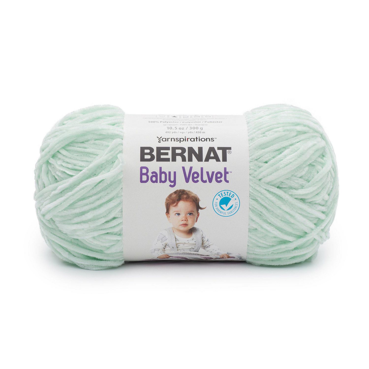 Bernat Baby Velvet Yarn (300 g, 10.5 oz), Seafoam | Walmart Canada