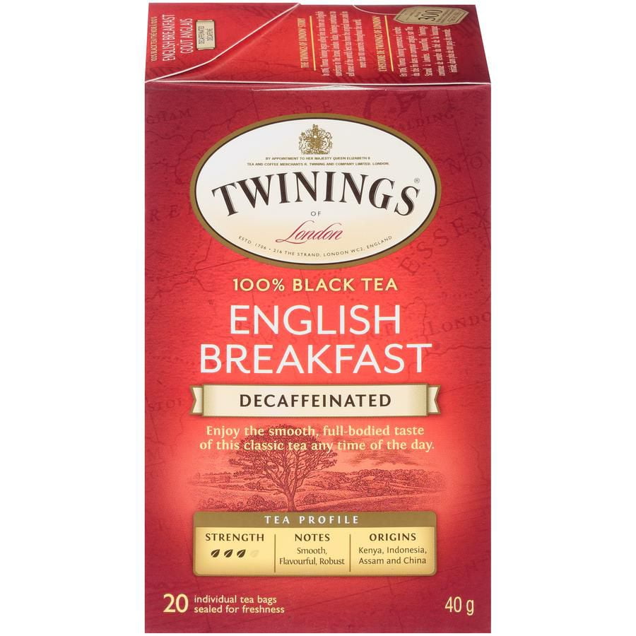Twinings English Breakfast Decaffeinated Tea Walmart Canada