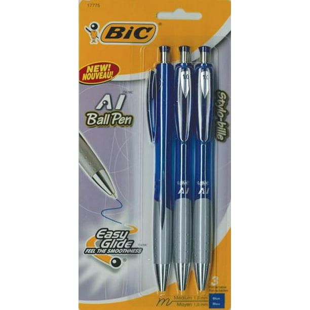 Paquet de 3 stylos rétractables BICMD