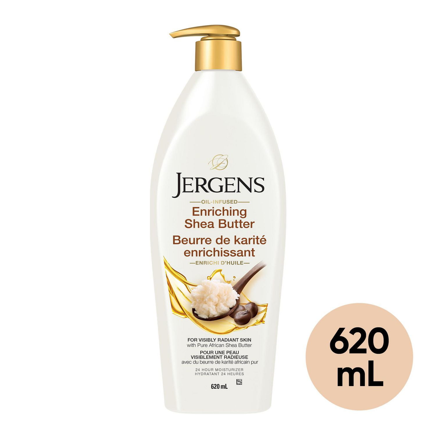Jergens Enriching Shea Butter Moisturizer & Body Lotion for ExtraDry