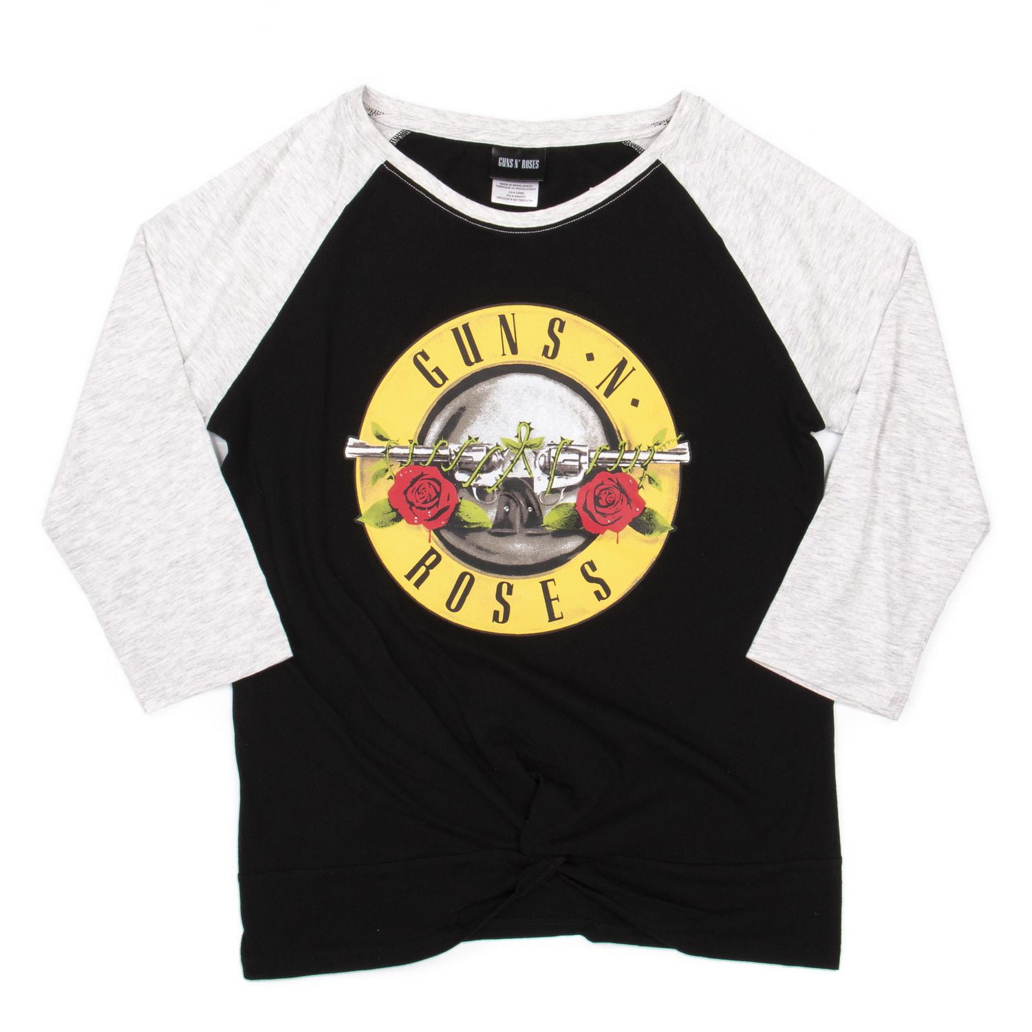 Guns N' Roses Women's Raglan ¾ Sleeve Shirt