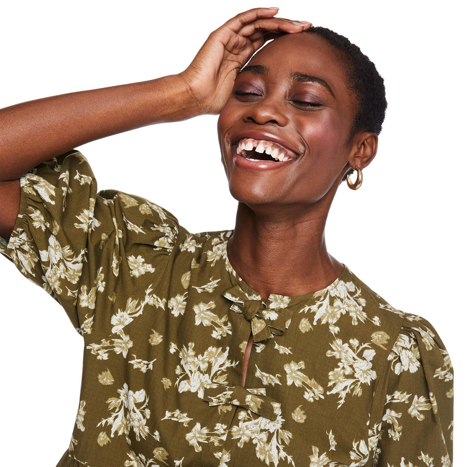 George Women's Puff Sleeve Dress