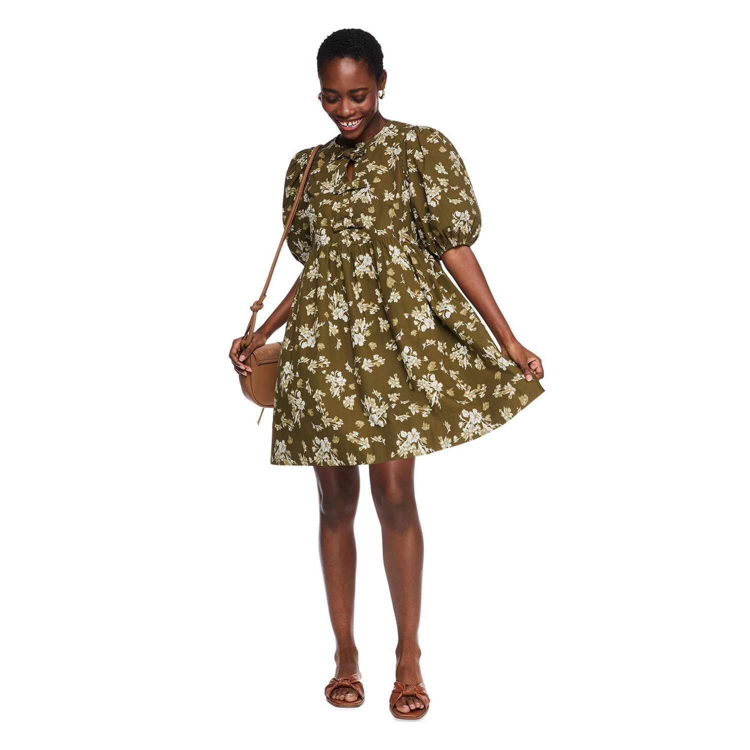 George Women's Puff Sleeve Dress