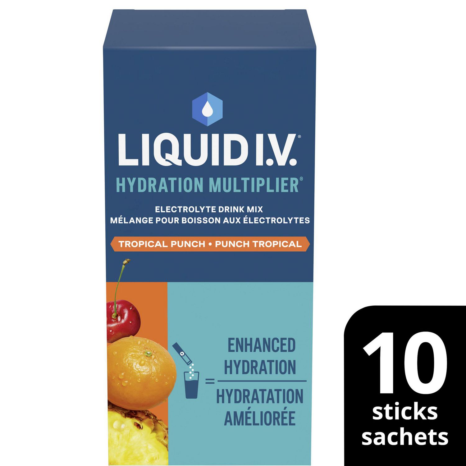Liquid IV Hydration Multiplier, Electrolyte Drink Mix Electrolyte Powder Drink Mix