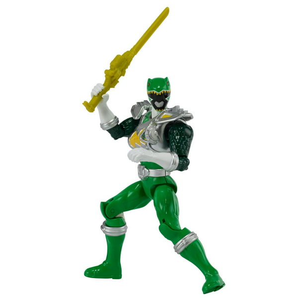 Figurine Power Rangers Dino Super Charge - Héros d'action Ranger vert Dino Drive