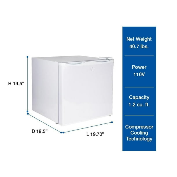 Congélateur compact vertical blanc de 1,2 pi³/34 L par Koolatron