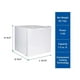 Koolatron Mini congélateur vertical de 1,2 pi³, congélateur compact à porte réversible (34 L), blanc – image 8 sur 9