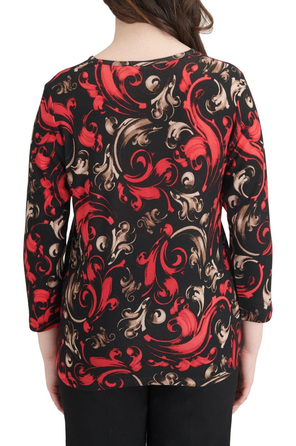 Alia Women's 3/4 Sleeve Crew neck Top