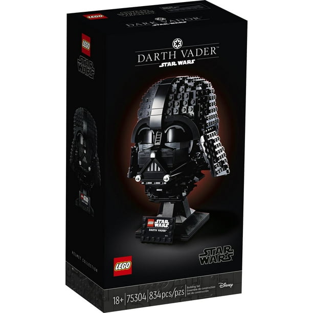 LEGO Star Wars Darth Vader Helmet 75304, Mask Display Model Kit for Adults  to Build, Collectible Home Decor Model, Perfect Collectible and Back to  School Gift Idea, Includes 834 Pieces, Ages 18+ 