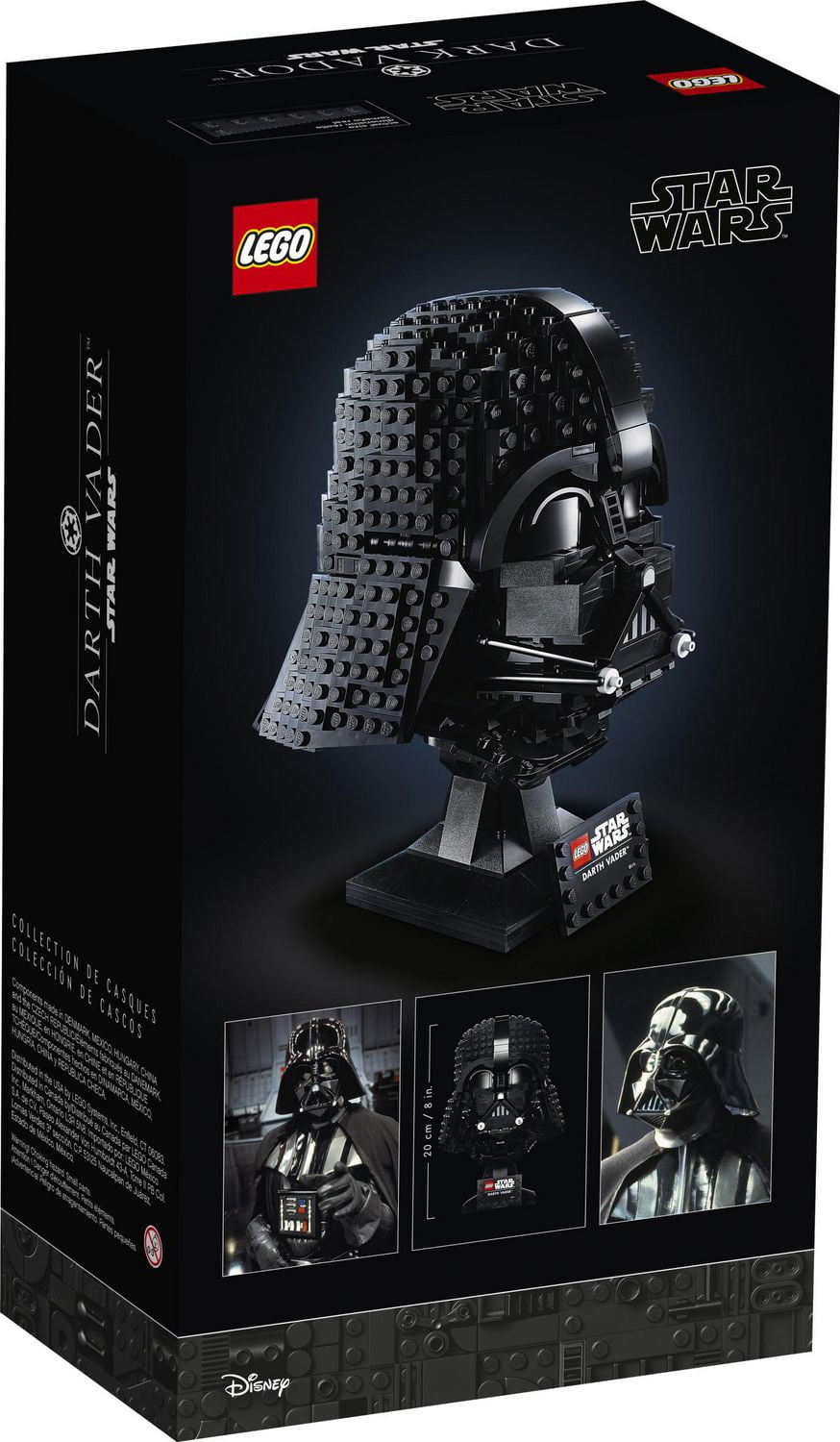 LEGO Star Wars Darth Vader Helmet Set Mask Model Kit for Adults to Build and Display Collectible Star Wars Gift Idea 75304