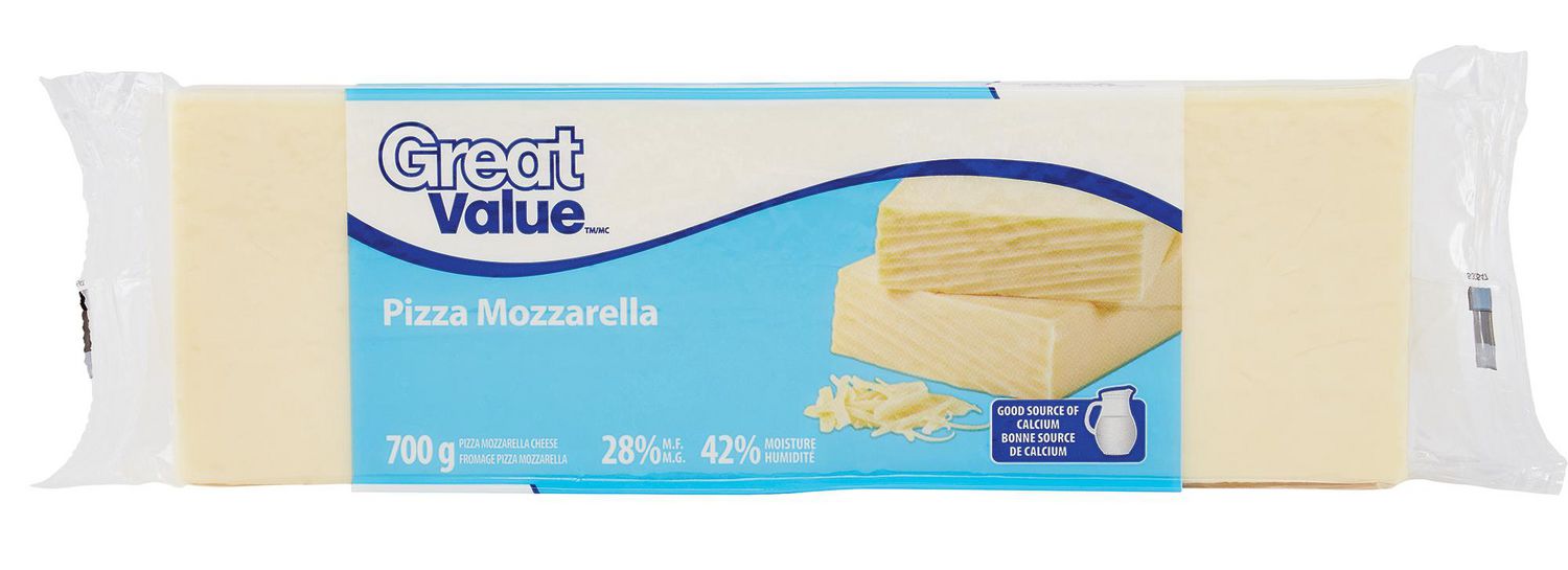 Great Value Pizza Mozzarella Cheese Walmart Canada
