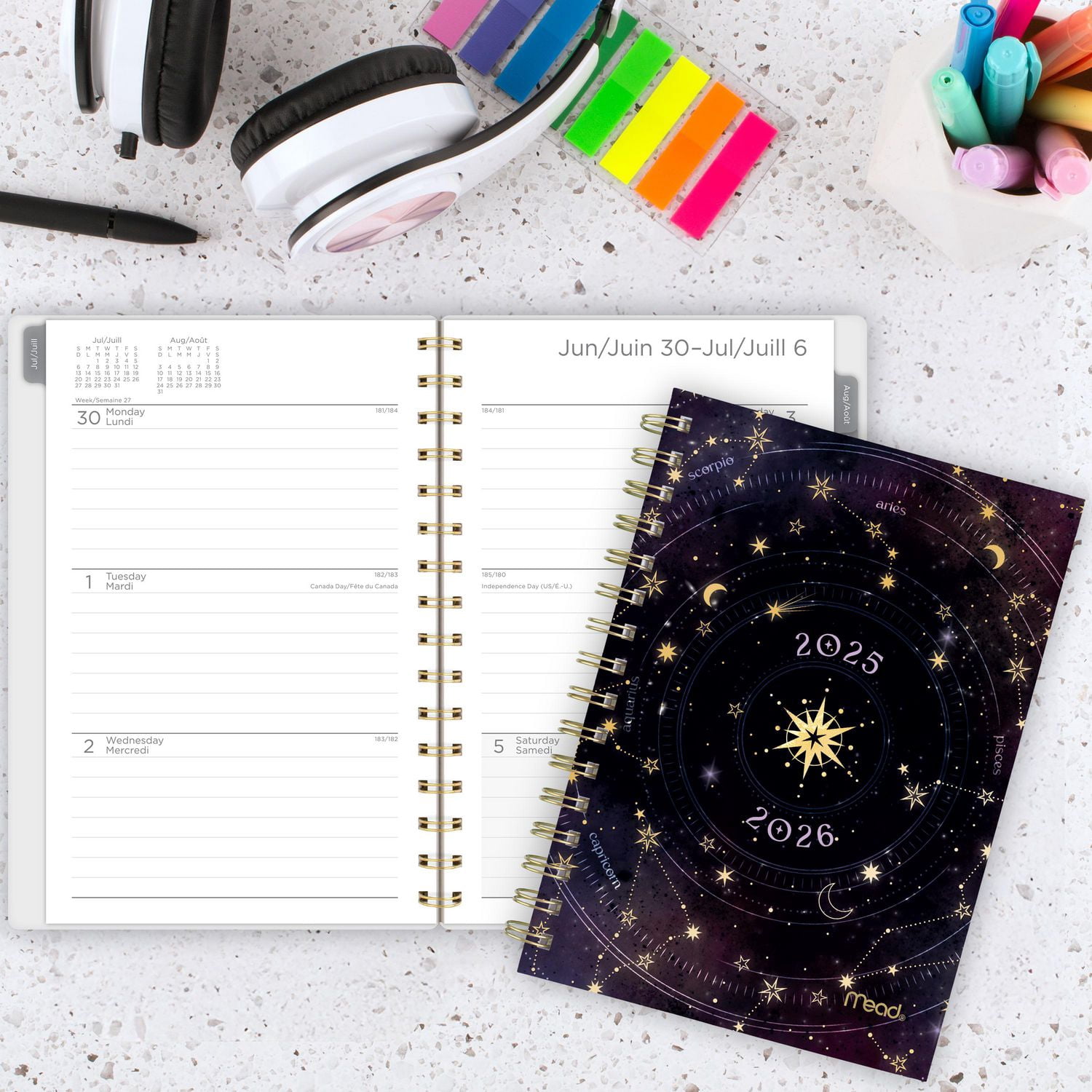 Mead® Magic Stars SM W/M Planner 2026