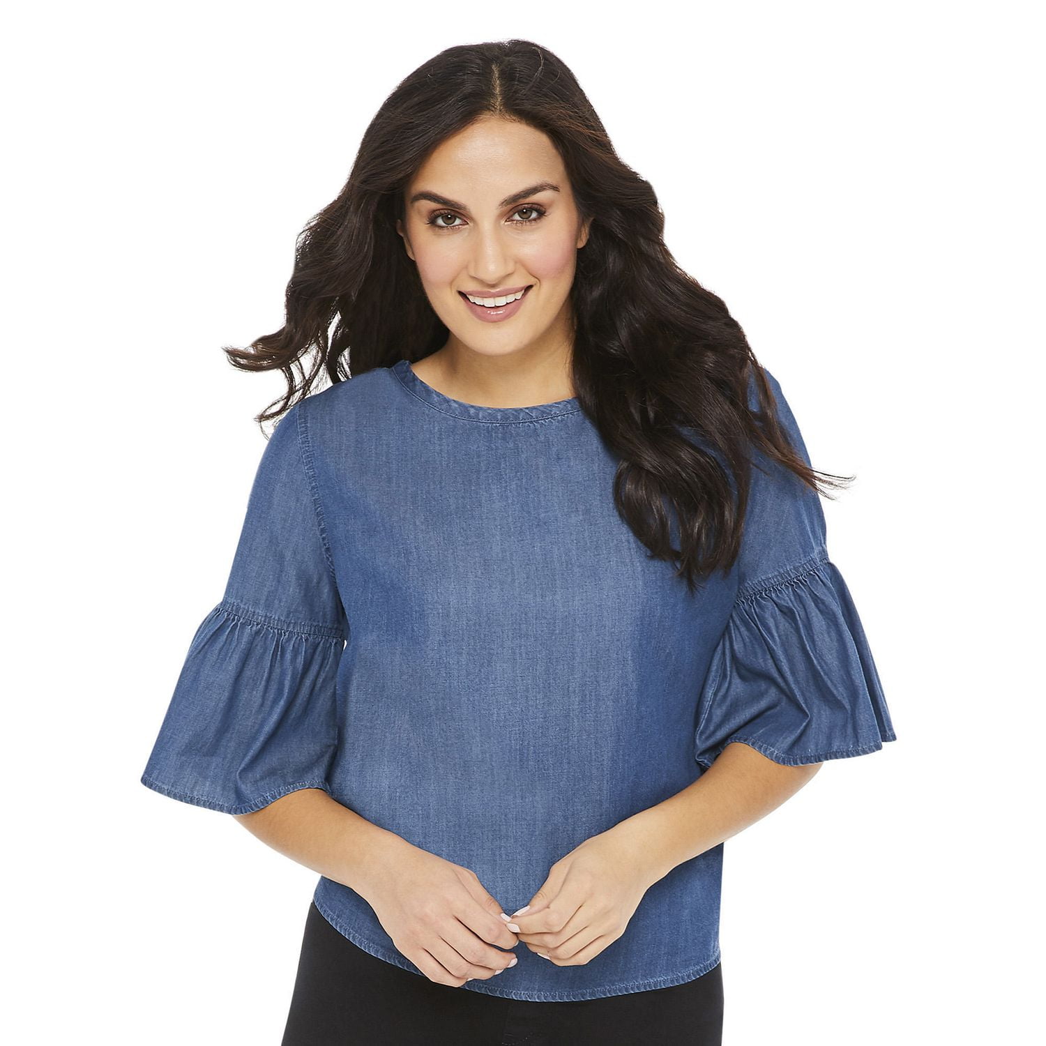 Women's Denim Blouse Walmart Canada