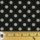 Tissu au mètre en coton Fabric Creations à motif de points texturés en noir – image 1 sur 1