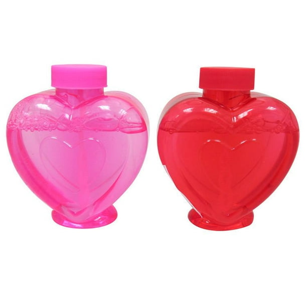 Bulles de savon de Valentine - en forme de coeur