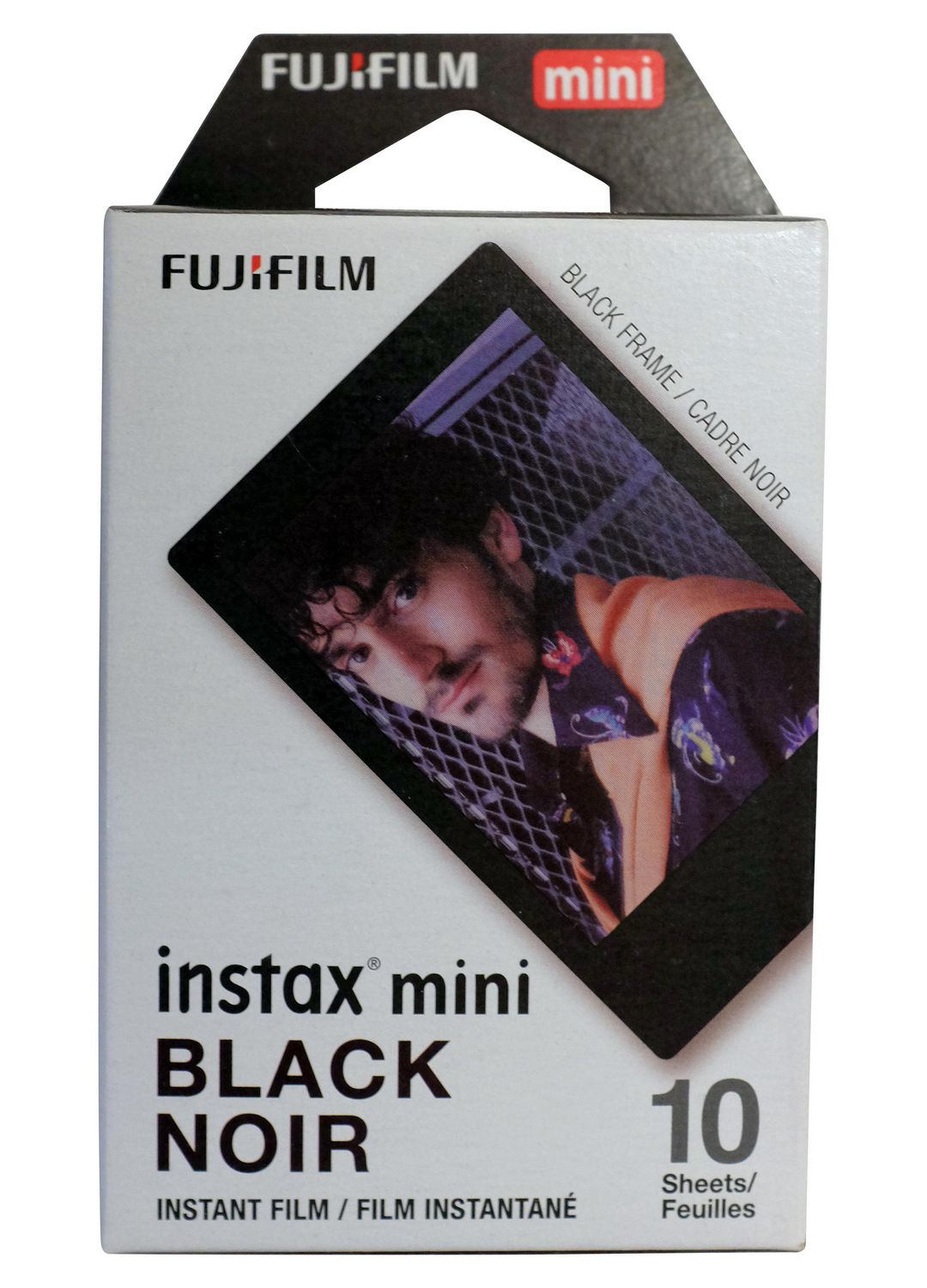 FUJIFILM Papier photo instantané - Instax mini - Cadre noir pas