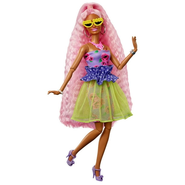 Barbie Extra Coffret poupée et accessoires, éléments pour 30+