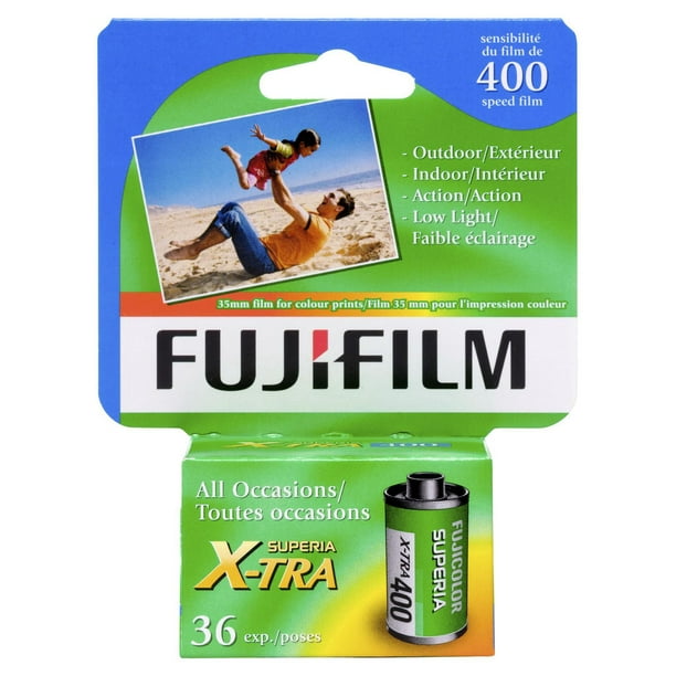 FUJIFILM Fujicolor Superia X-TRA 400 Color Negative Film (35mm Roll Film,  36 Exposures, 3-Pack) 