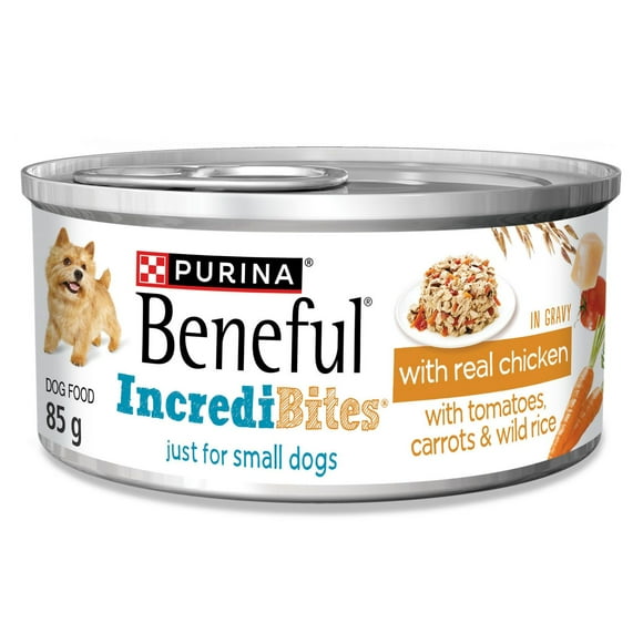 Beneful IncrediBites avec du Vrai Poulet Pâté Nourriture pour Chiens 85 g Bentgo Prep