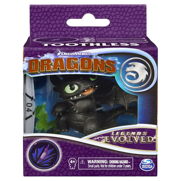 Set 6 Figurines Dreamworks Dragons - Toothless, Meatlug, Hookfang - Spin Master