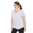 thumbnail image 2 of Athletic Works Plus Women's Space Dyed Tee, 2 of 6