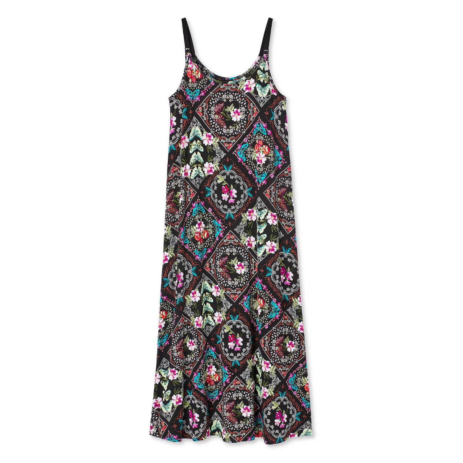 Robe d’allaitement longue Paisley Sky Maternité