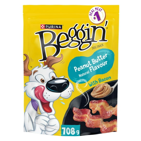 Purina Beggin' Saveur de Beurre d'Arachide, Gâteries pour Chiens 708 g