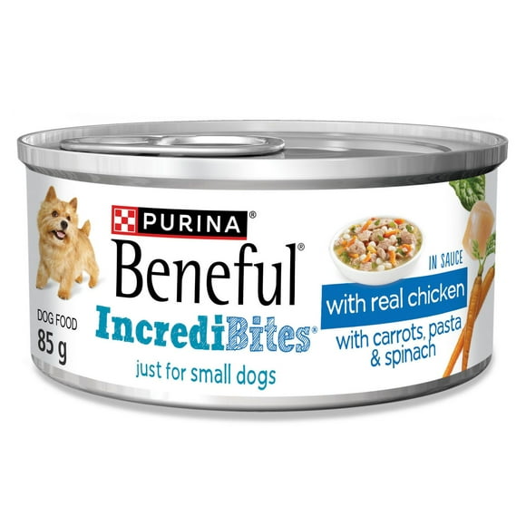 Beneful IncrediBites en Sauce avec du Vrai Poulet, Nourriture Humide pour Chiens 85 g 14"x14"