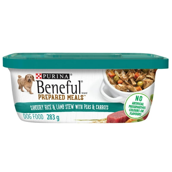 Beneful Repas Préparés Savoureux et Ragoût d'Agneau, Nourriture Humide pour Chiens 283 g NHL Cards