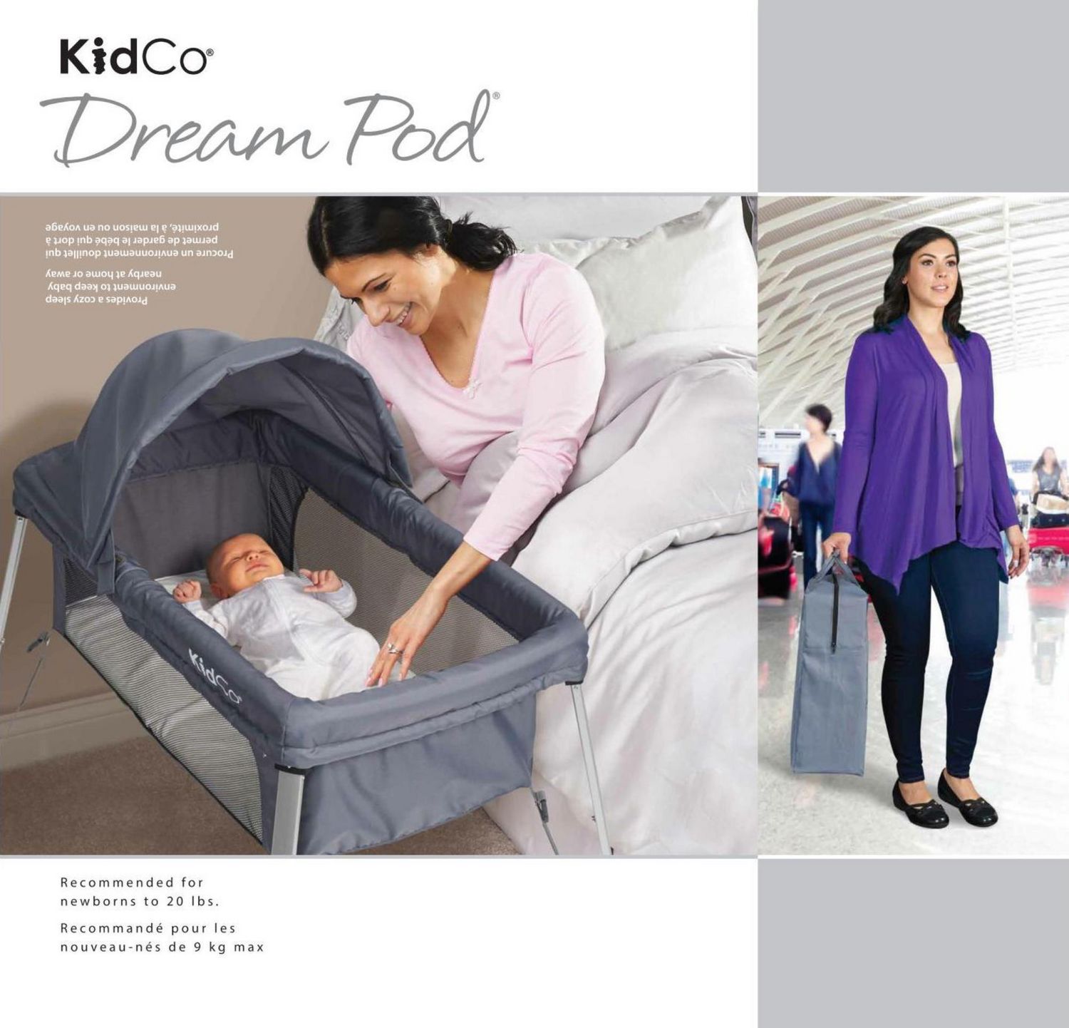 Kidco travel bassinet sale