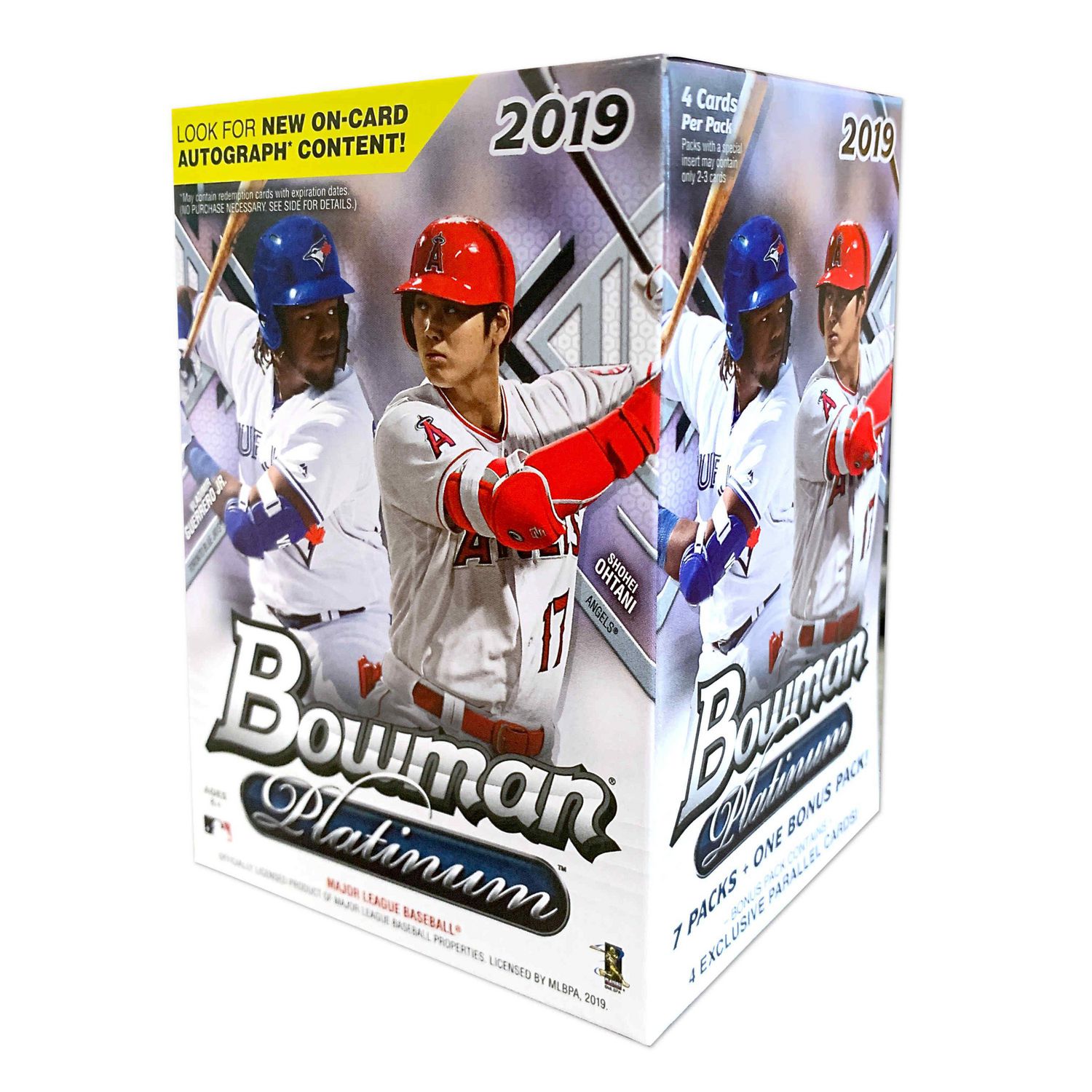 2019 Topps Bowman Platinum Baseball Blaster Box 28 Topps Bowman