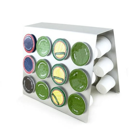 Support K-Cup & Dolce Gusto en acier inoxydable 24 capsules