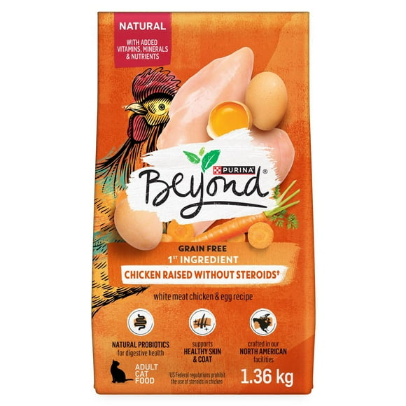 Beyond Grain Free Farm-Raised Chicken & Egg Recipe, Dry Cat Food 1.36 kg, 1.36 kg