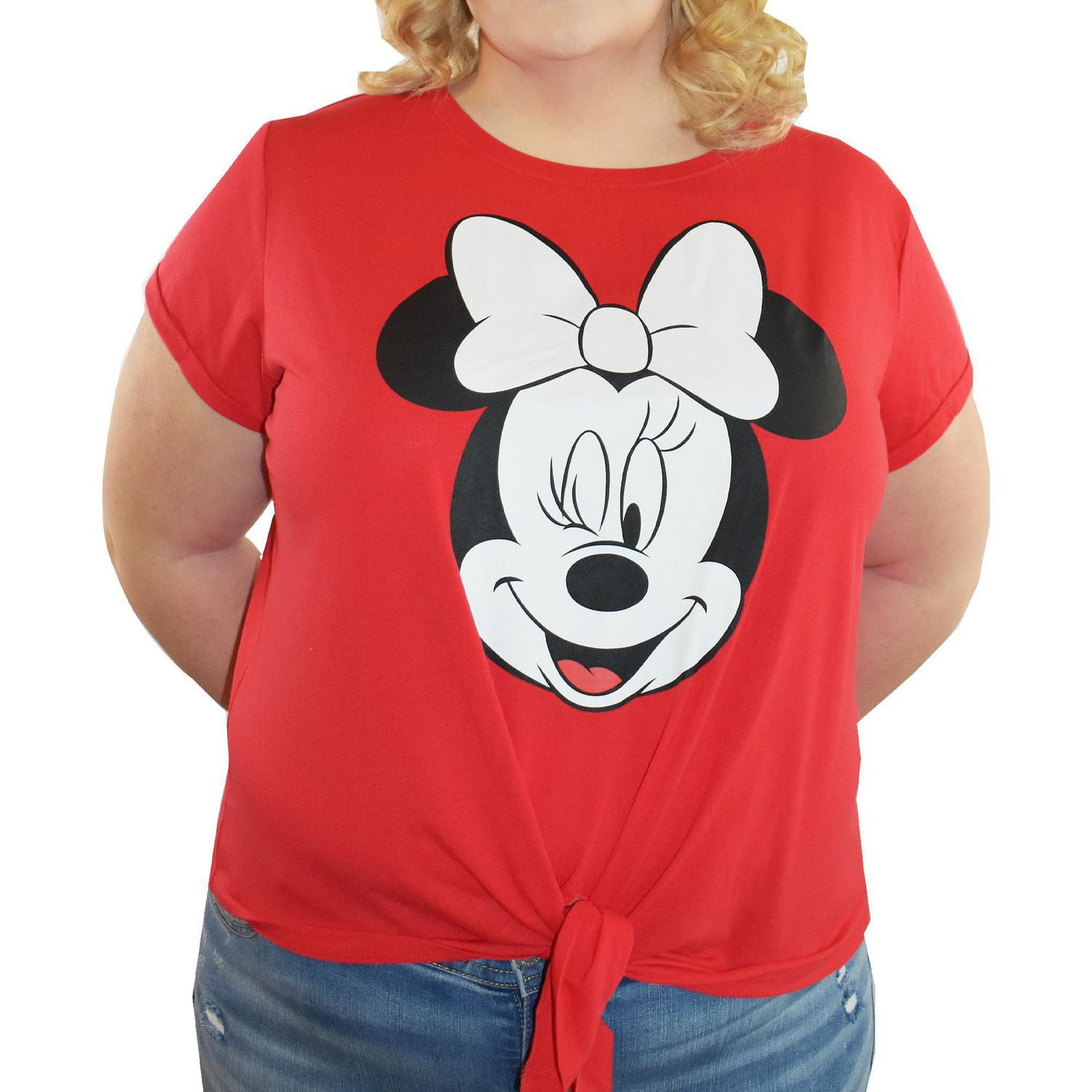 Ladies Plus Disney Glitzy Minnie T-Shirt
