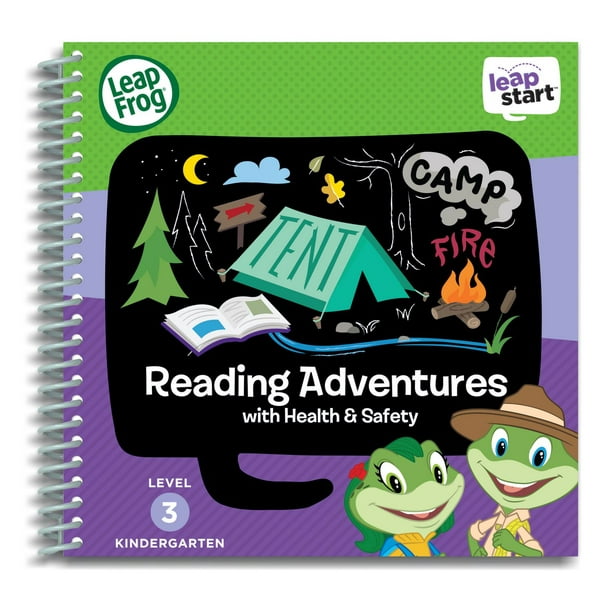 Livre d'activités des aventures de lecture passionnantes du système LeapStart de LeapFrog de niveau maternelle