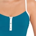 thumbnail image 3 of Krista Women's Ribbed Henley One Piece Swimsuit, 3 of 5