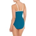 thumbnail image 2 of Krista Women's Ribbed Henley One Piece Swimsuit, 2 of 5