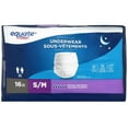 thumbnail image 2 of Equate Overnight Incontinence Underwear, Small/Medium, 2 of 3