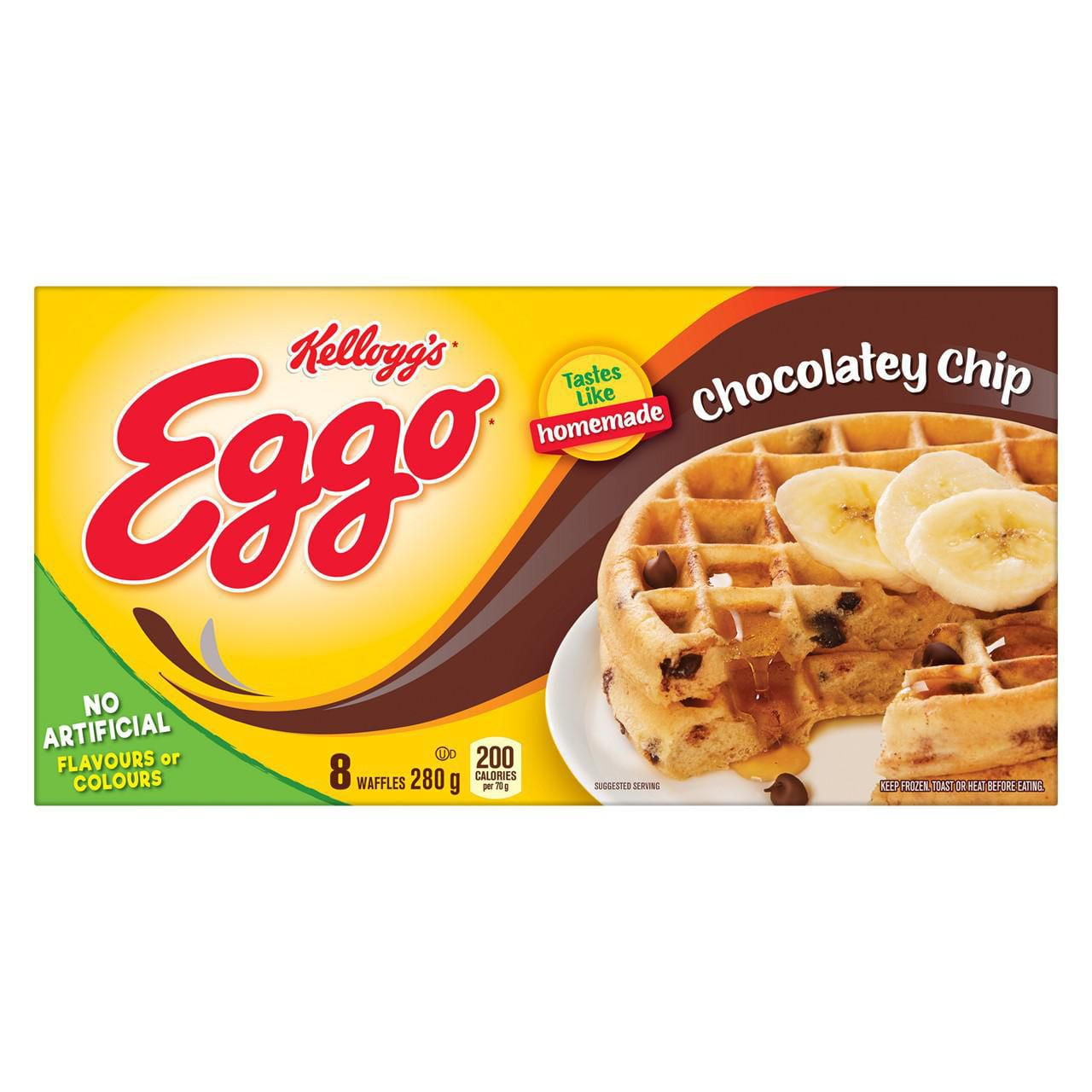 EGGO Chocolatey Chip Waffles, 280g (8 waffles) | Walmart Canada