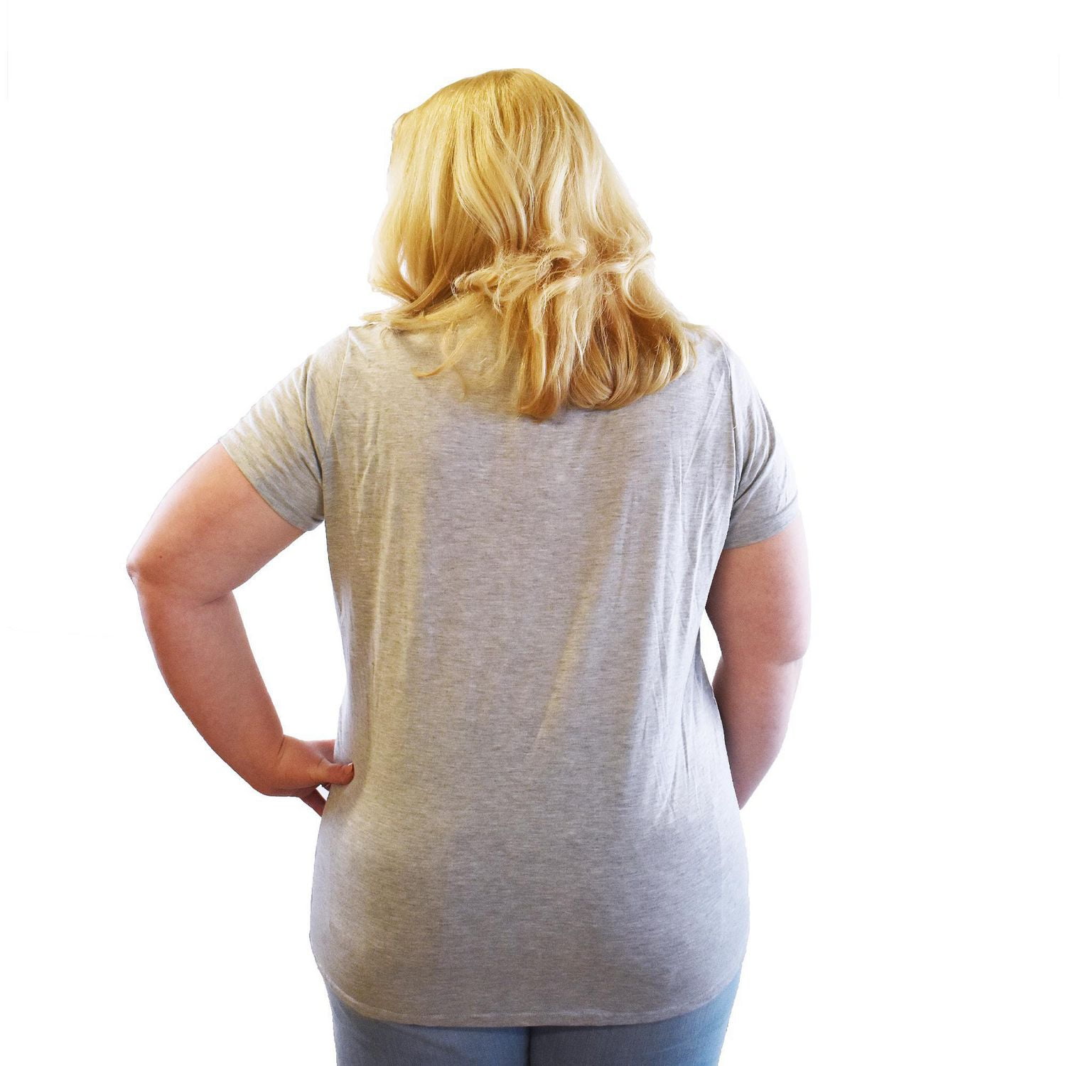 T-shirt Happy Stitch Ohana Charcoal Heather