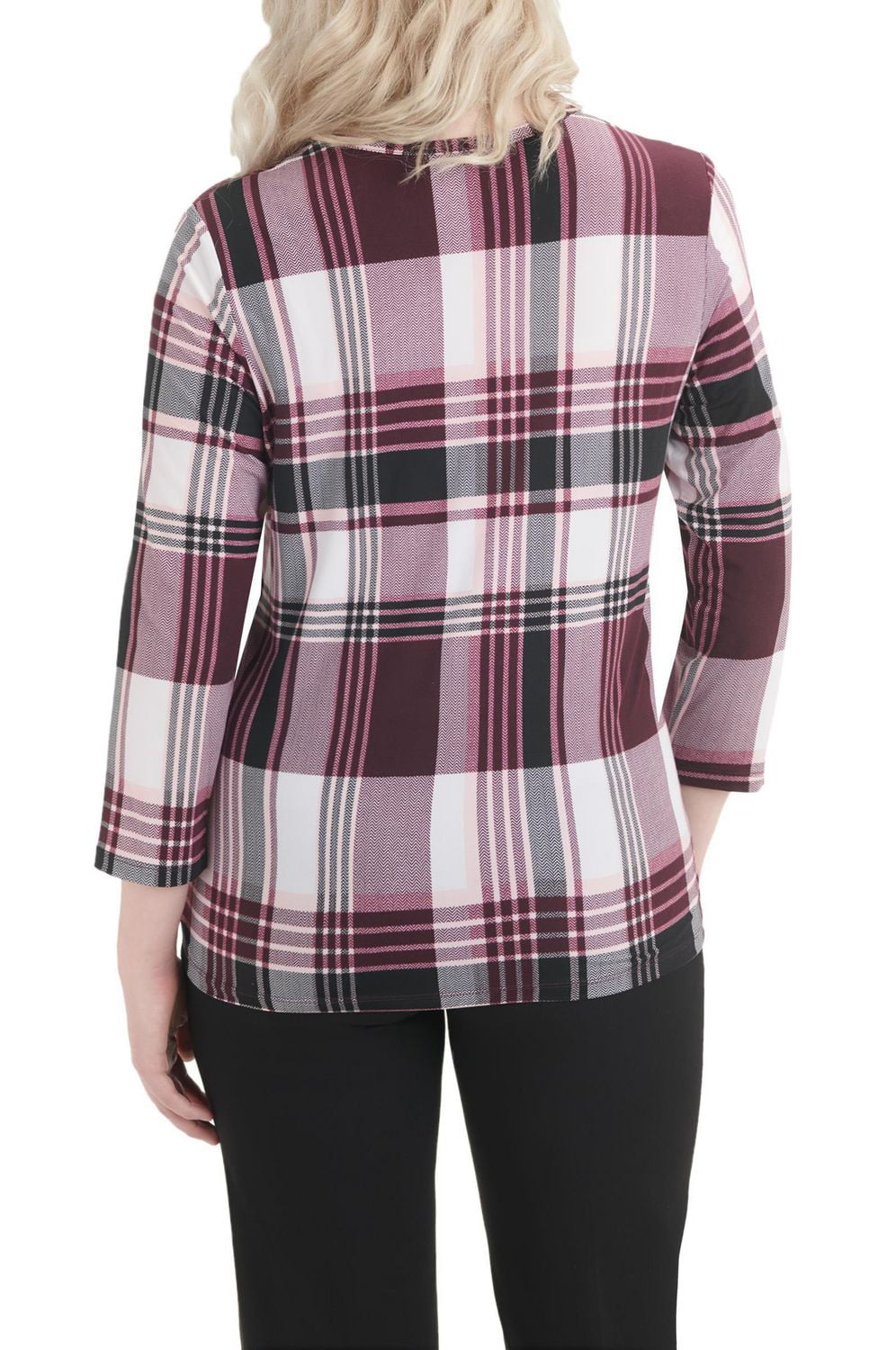 Alia Women's 3/4 Sleeve Crew Neck Top