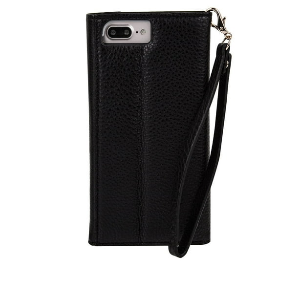 Étui Leather Wristlet Folio de Case-Mate pour iPhone 6s/7/8 en noir