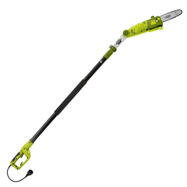 Sun Joe SWJ802E Electric Multi-Angle Pole Chain Saw, 8 inch, 6.5 Amp  (Green) 
