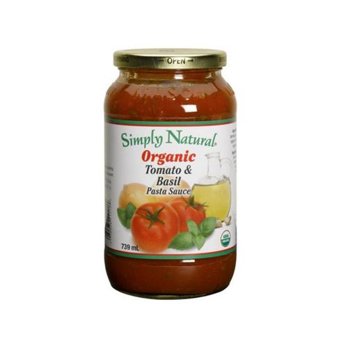 Simply Natural Organic Tomato Basil Pasta Sauce Simply Natural