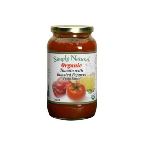 Sauce pour pâtes tomate avec poivrons rôtis biologique