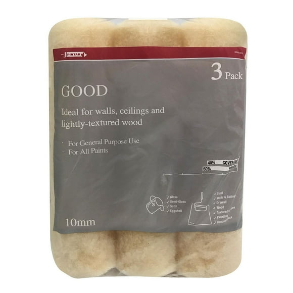 Pintar 10 mm Good Rollers, Pack of 3