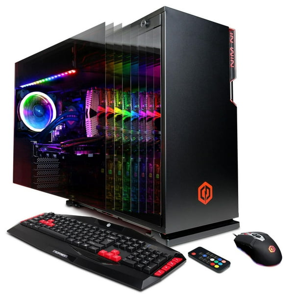 CyberpowerPC Gamer Supreme Liquid Cool SLC10320CPG w/ Intel i7-9700K 3 ...